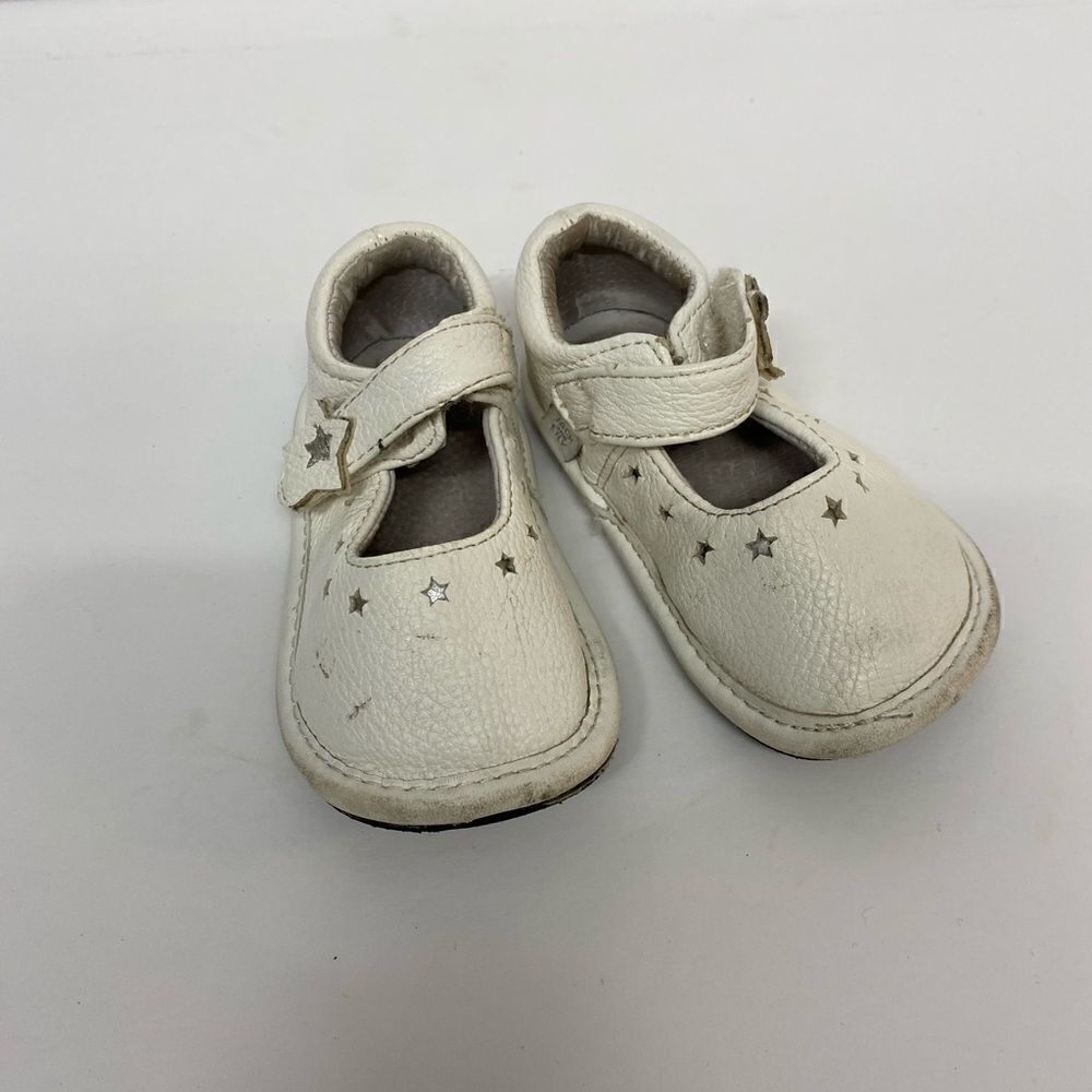 Jack and Lily white leather shoes